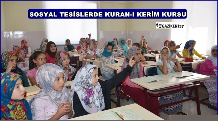 65 sosyal tesiste Kur’an-ı Kerim kursu