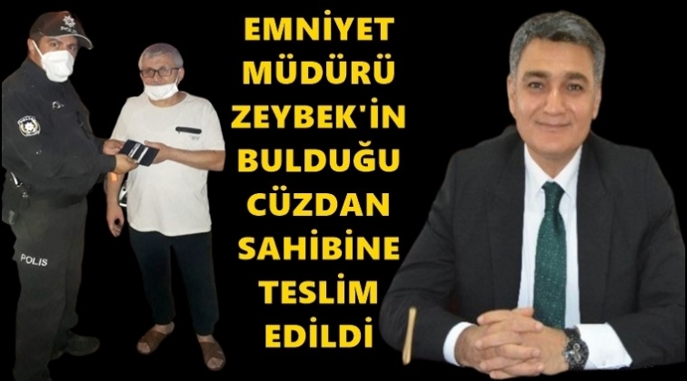 Gaziantep Emniyet Müdürü cüzdan buldu...