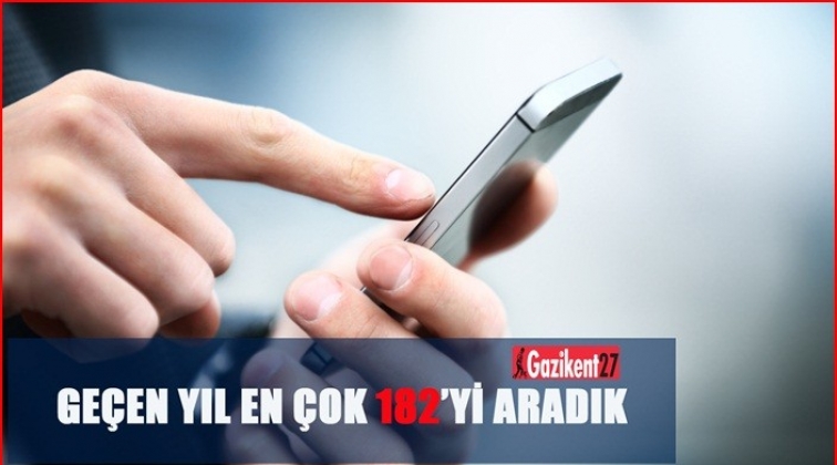 Geçen yıl en çok 182 arandı