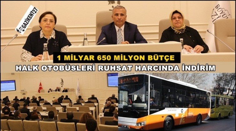 Halk otob&uuml;slerinin ruhsat harcına indirim