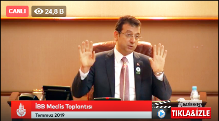 İBB Meclisi&rsquo;nden canlı yayın