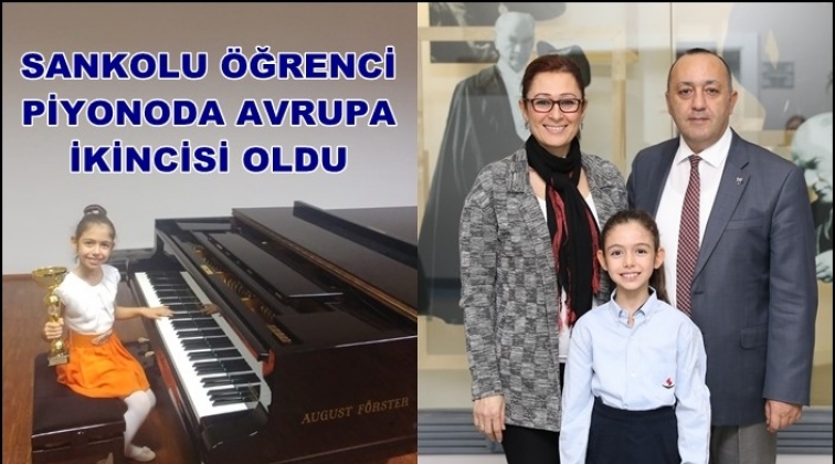 Sanko'lu öğrenci Avrupa ikincisi oldu