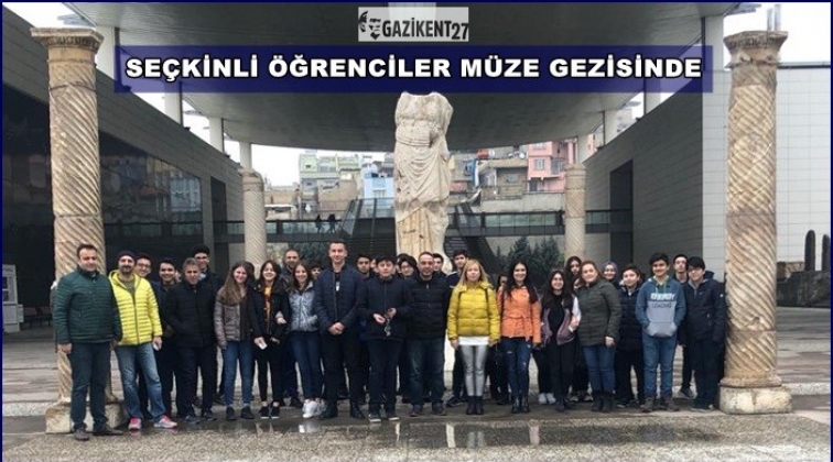 Seçkin'li öğrenciler, Zeugma Mozaik Müzesi'ni gezdi