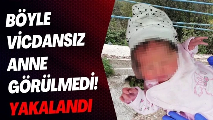 1 haftalık bebeğini su kanalına bırakan annesi çıktı!