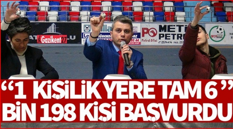 1 kişilik işe 6 bin 198 başvuru