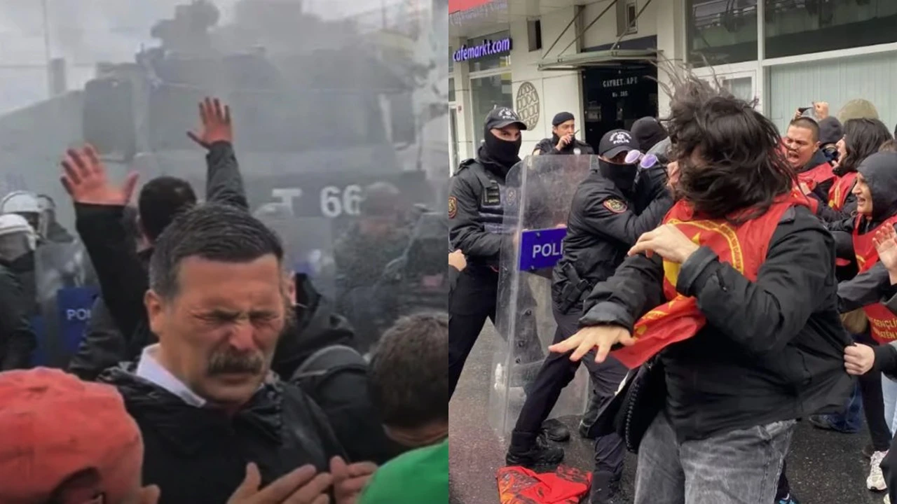 1 Mayıs'ta yurttaşlara biber gazlı, TOMA'lı m&uuml;dahale ve g&ouml;zaltı...