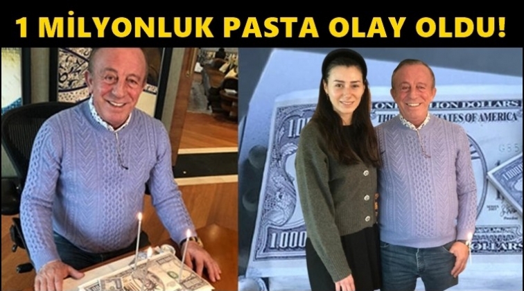 '1 milyonluk pasta' olay oldu...