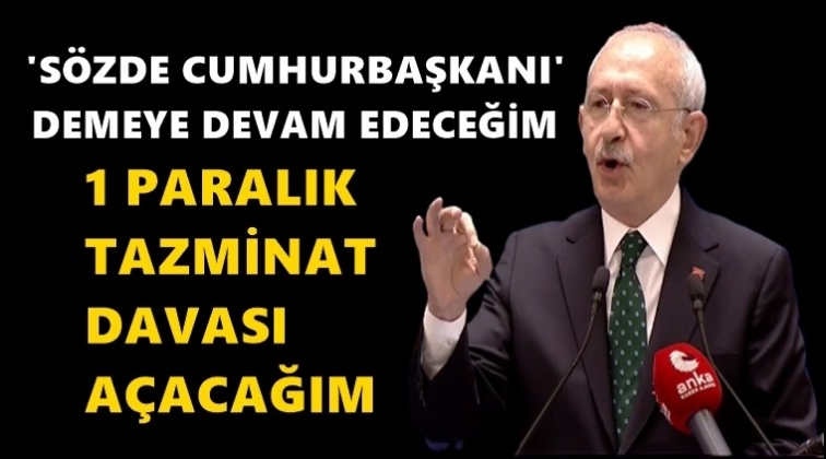 '1 Paralık dava açacağım'