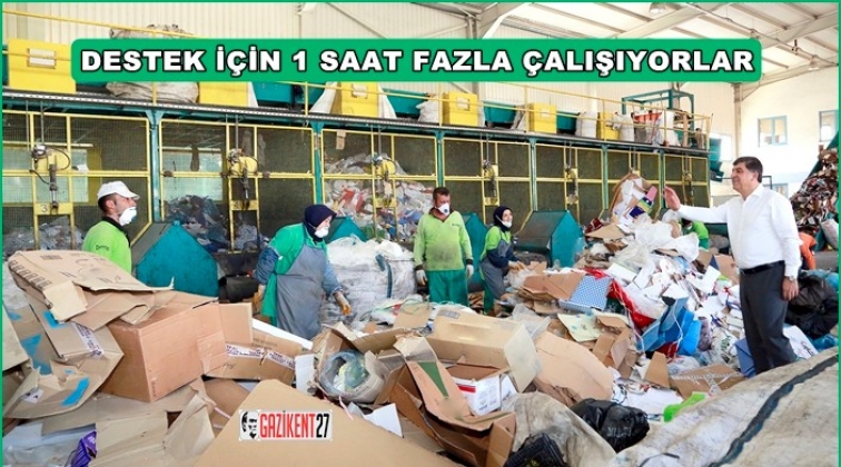 1 saat fazladan &uuml;cretsiz mesai...