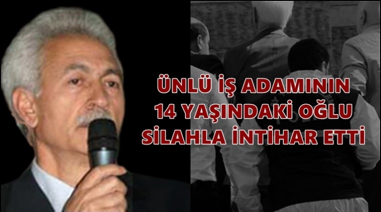 14 yaşındaki çocuk silahla intihar etti!