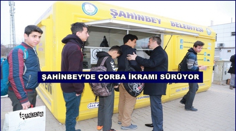 15 ayrı noktada &ccedil;orba ikramı