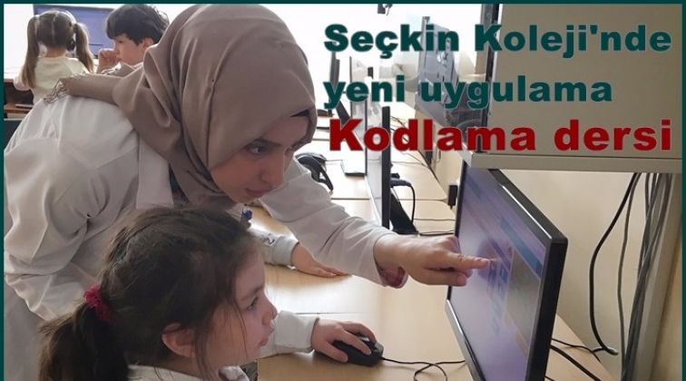 Özel Şeçkin Koleji’nde kodlama dersi