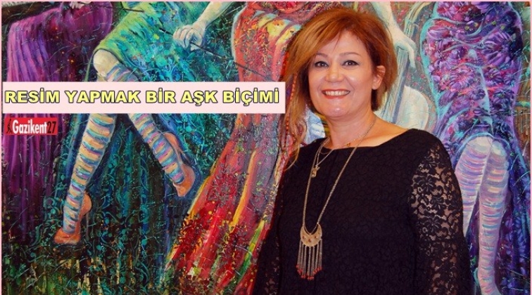 Ressam Derya Yıldız, 15’inci kişisel sergisini açtı