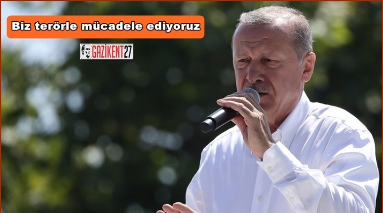 Cumhurbaşkanı Erdoğan, Sultangazi’de konuştu