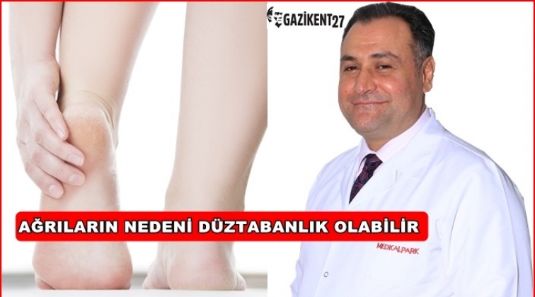 Düz tabanlık karakterize bir ayak sorunudur