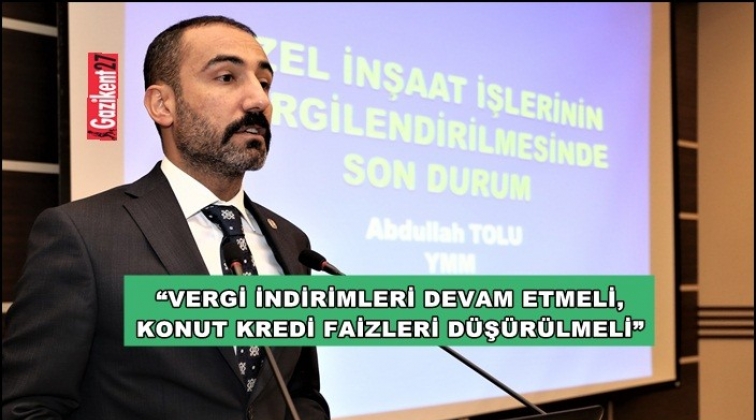 “İnşaat Sektöründe Muhasebe ve Vergilendirme” semineri