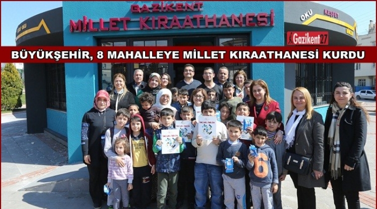 8 mahalleye Millet Kıraathanesi