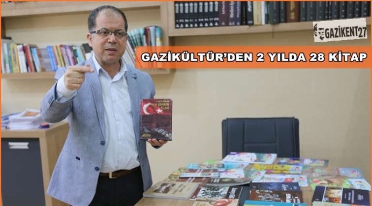 Gazikültür 28 kitap çıkardı