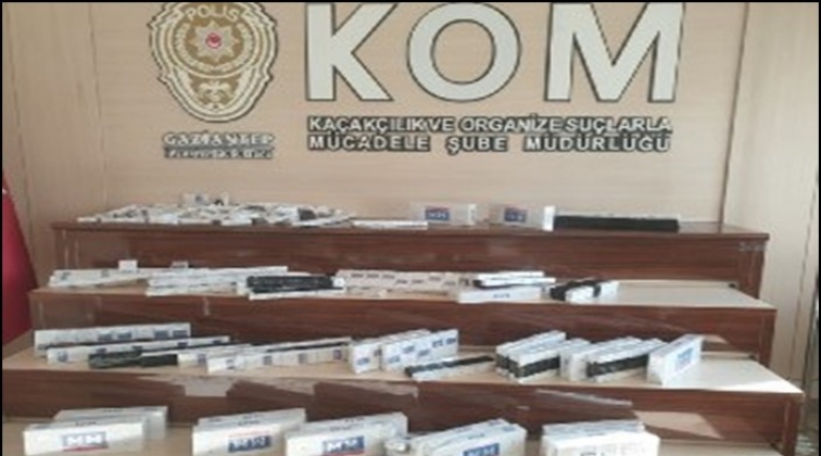 Gaziantep'te 500 paket kaçak sigara ele geçirildi