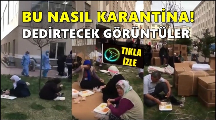 Böyle karantina mı olur? dedirtecek görüntüler