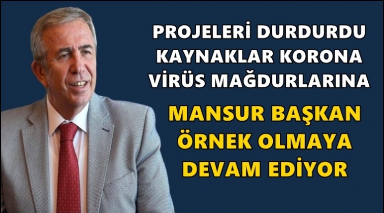 Yavaş, acil olmayan projeleri durdurdu