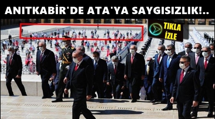 Anıtkabir'de Atatürk'e büyük saygısızlık...