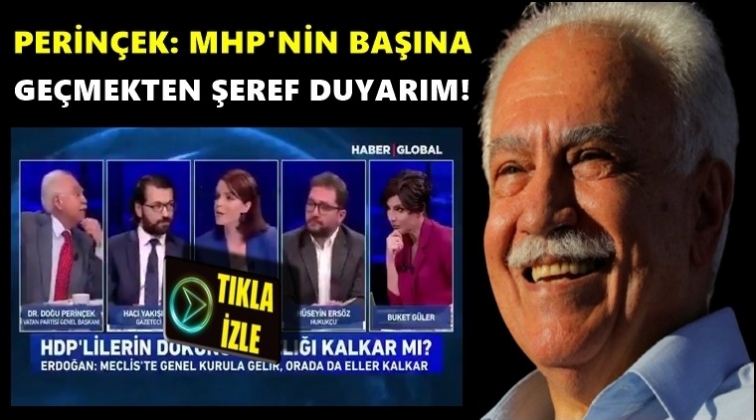 “MHP’nin başına geçmekten şeref duyarım”