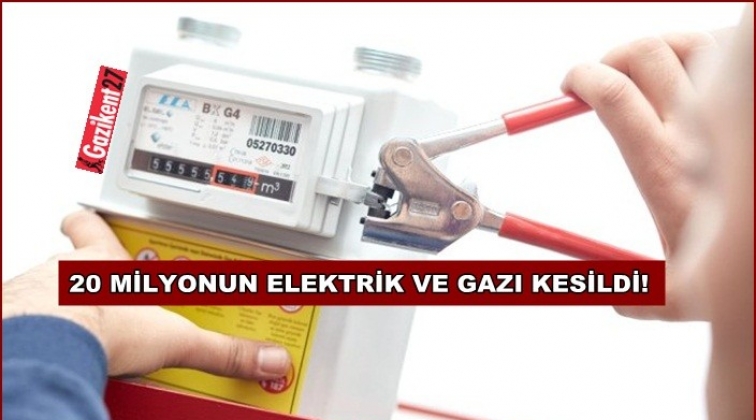 20 milyon kişinin elektriği-gazı kesildi!