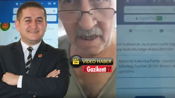 2013 yılından beri AKP üyesi olduğunu öğrenen esnaf...