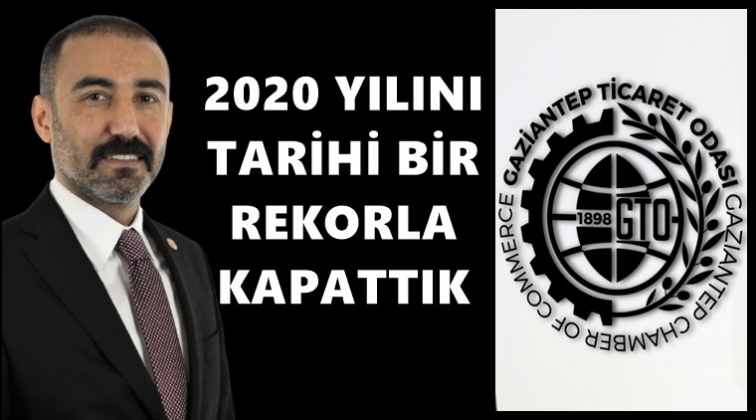 2020 yılını rekorla kapattık...