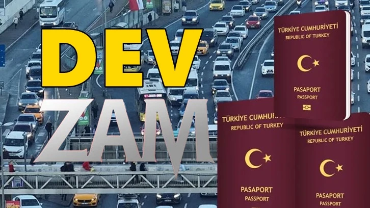 2024 yılı vergi, harç ve ceza tutarları yüzde 58,46 zam!