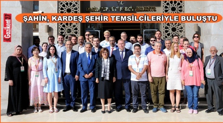 23 kardeş şehir temsilcisi Gaziantep'te ağırlandı