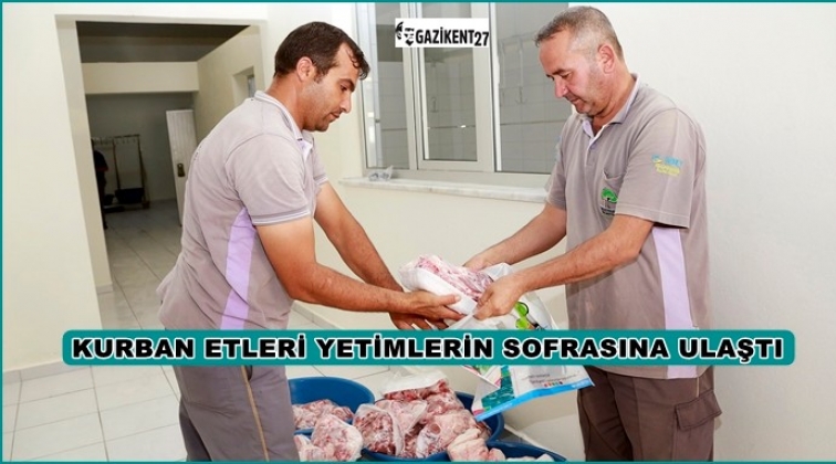 270 yetim aileye et dağıtıldı