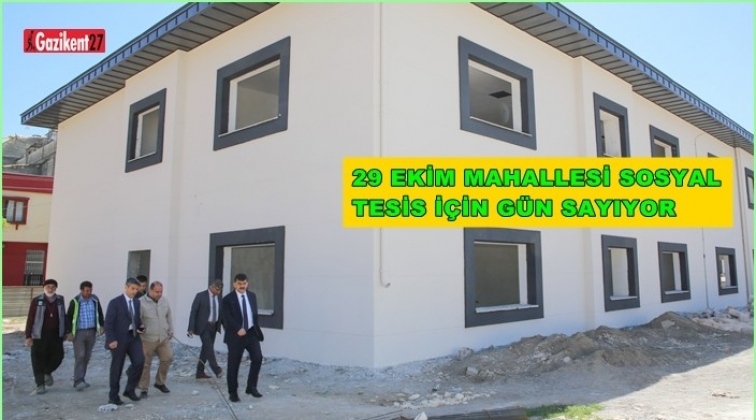 29 Ekim Sosyal Tesisi'nde sona doğru