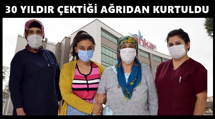 30 yıldır çektiği ağrılardan ANKA’da kurtuldu