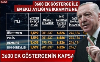 3600 ek gösterge detayları belli oldu!