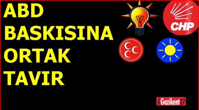 4 partiden ABD&rsquo;ye ortak tepki