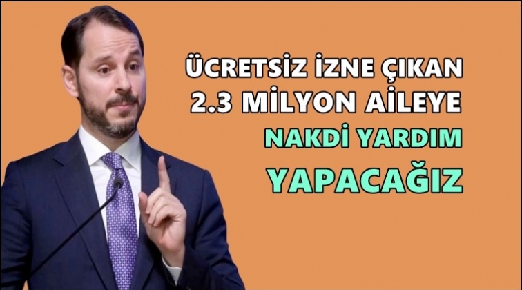 4.4 milyon aileye nakdi yardım