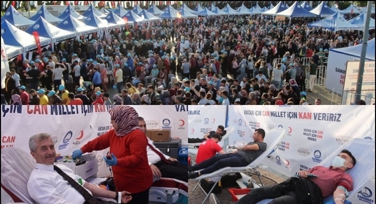 5 bin 468 kişi kan bağışında bulundu...