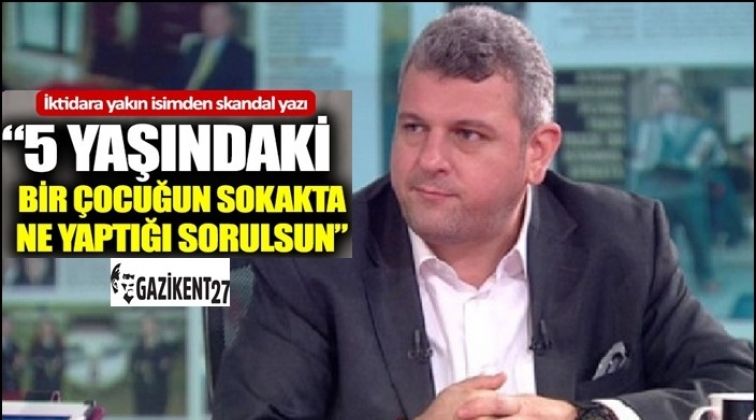 5 yaşında bir &ccedil;ocuk sokakta ne yapıyormuş?