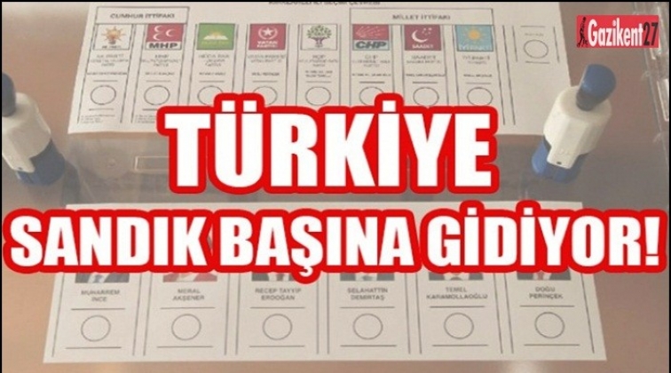 56 milyon 911 bin 967 se&ccedil;men oy kullanacak