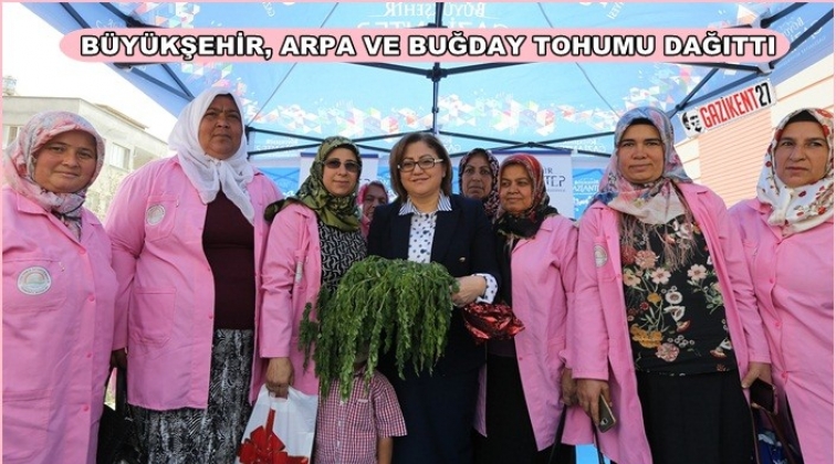 630 &ccedil;ift&ccedil;iye 100 ton buğday ve 215 ton arpa tohumu