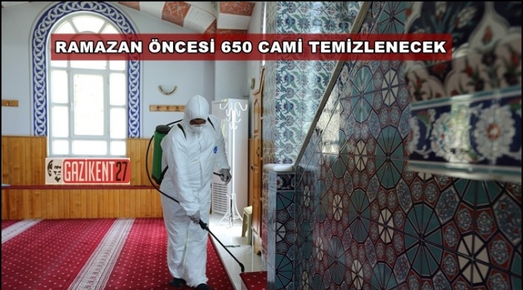 650 cami temizlenecek