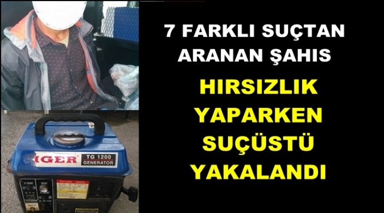 7 ayrı suçtan aranıyordu suçüstü yakalandı!