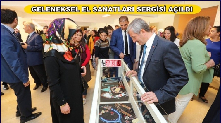 9. Geleneksel El Sanatları sergisi açıldı