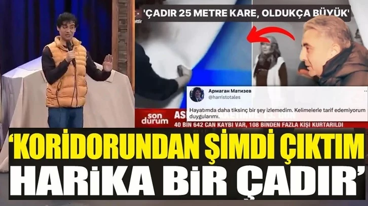 A Haber'in çadır güzellemesi Güldür Güldür'de...