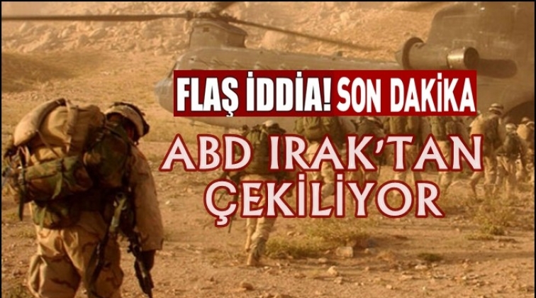 ABD güçleri Irak’tan çekiliyor