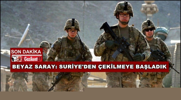 ABD askerleri Suriye'den çekilmeye başladı