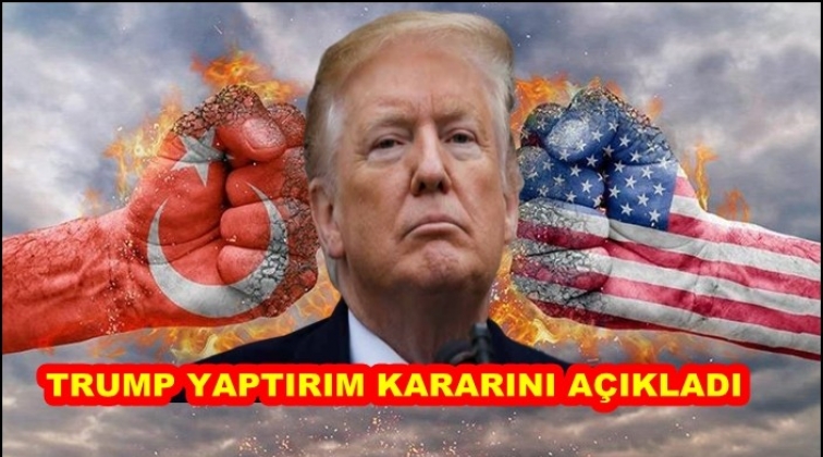 ABD, Türkiye'ye yaptırım kararı aldı