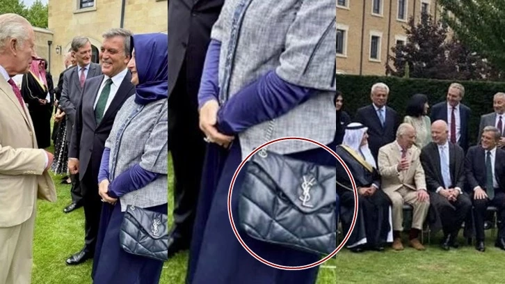Abdullah Gül'ün eşinin çantası İngiltere'de gündem oldu!